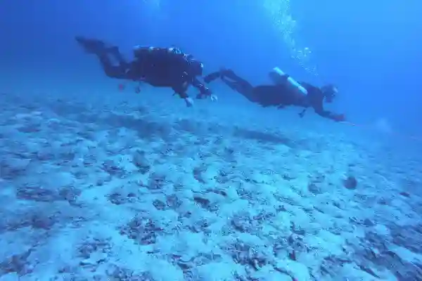 TDI instructor demonstrating gas switching techniques for decompression procedures